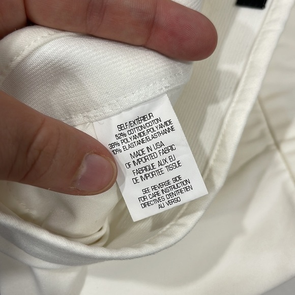Theory Thanel Approach Cropped Pants in White Size 6 - Picture 12 of 13